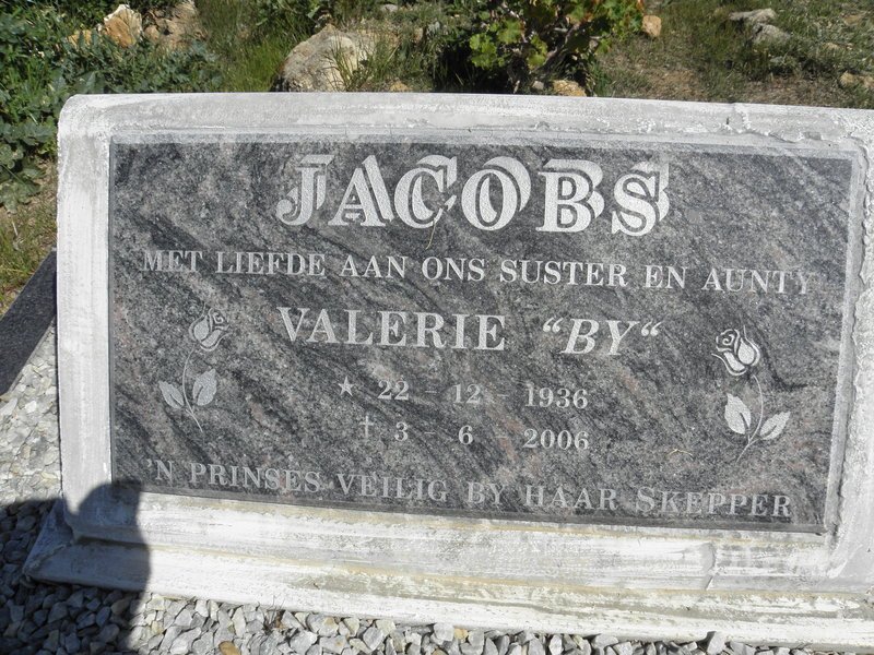 JACOBS Valerie 1936-2006
