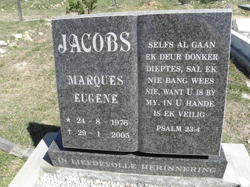 JACOBS Marques Eugene 1976-2005