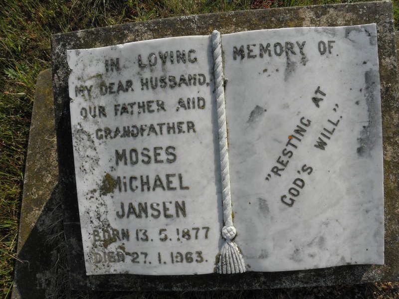 JANSEN Moses Michael 1877-1953