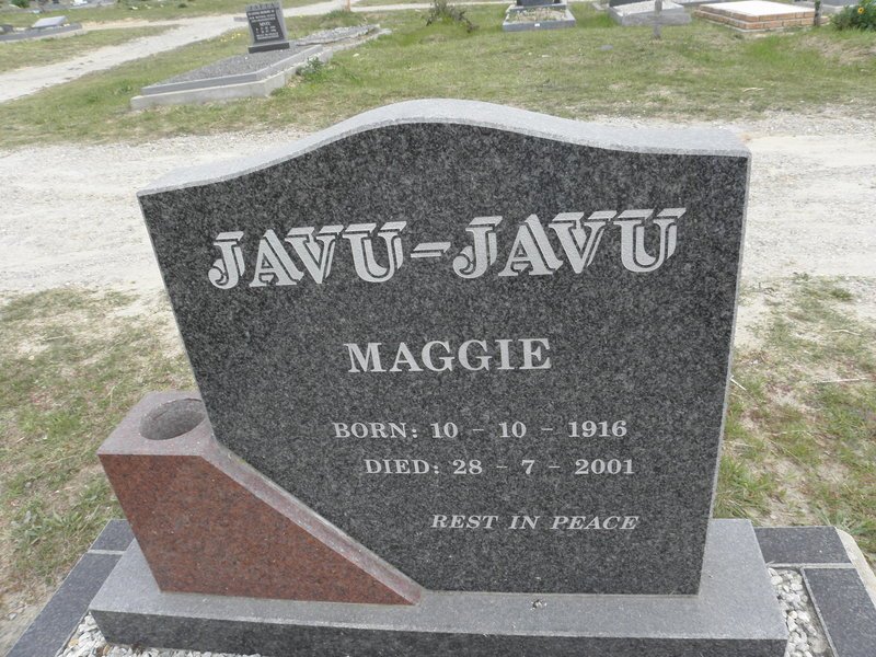 JAVU Maggie, Javu 1916-2001