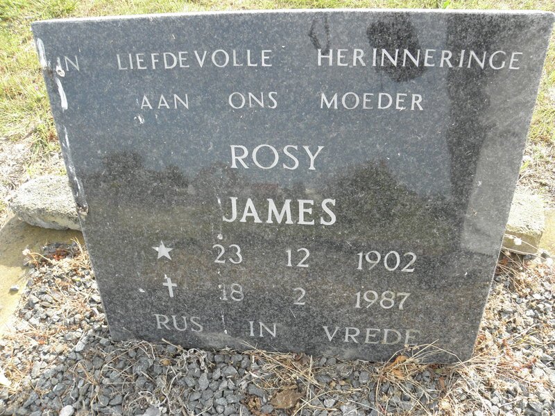 JAMES Rosy 1902-1987