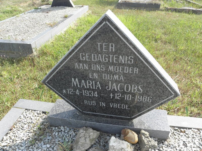 JACOBS Maria 1934-1986