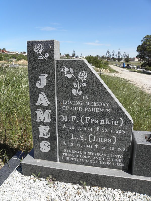 JAMES M.F. 1944-2005 &amp; L.S. 1941-2004