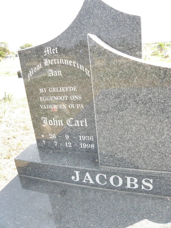 JACOBS John Carl 1936-1998