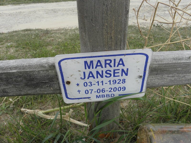 JANSEN Maria 1928-2009