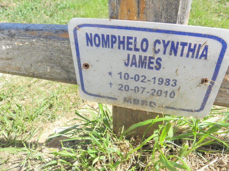 JAMES Nomphelo Cynthia 1983-2010