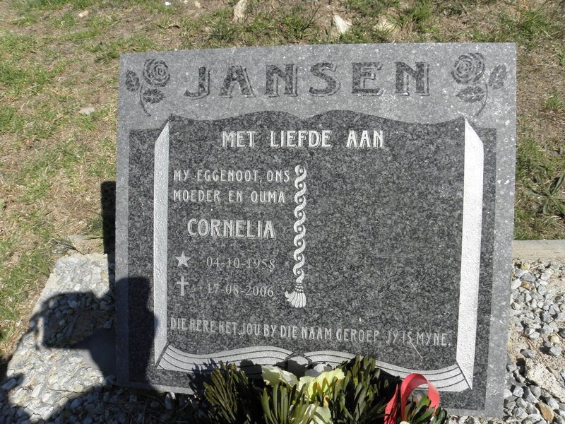 JANSEN Cornelia 1958-2006