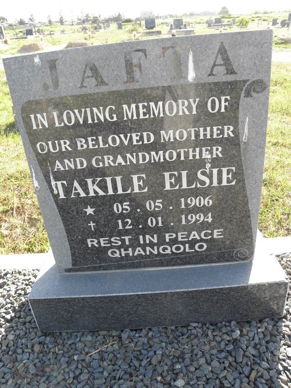 JAFTA Takile Elsie 1906-1994