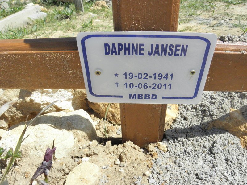 JANSEN Daphne 1941-2011