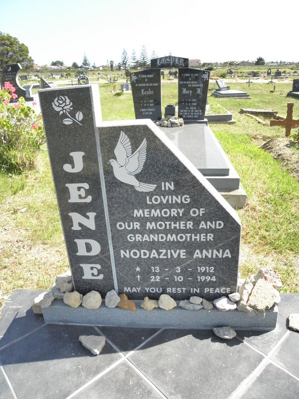 JENDE Nodazive Anna 1912-1994