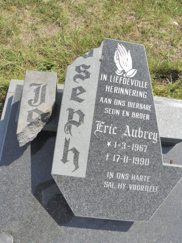 JOSEPH Eric Aubrey 1967-1990