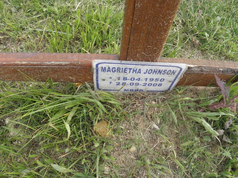 JOHNSON Magrietha 1950-2008