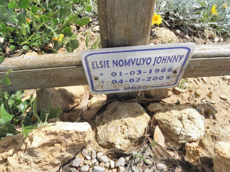 JOHNNY Elsie NOMVUYO 1966-2006