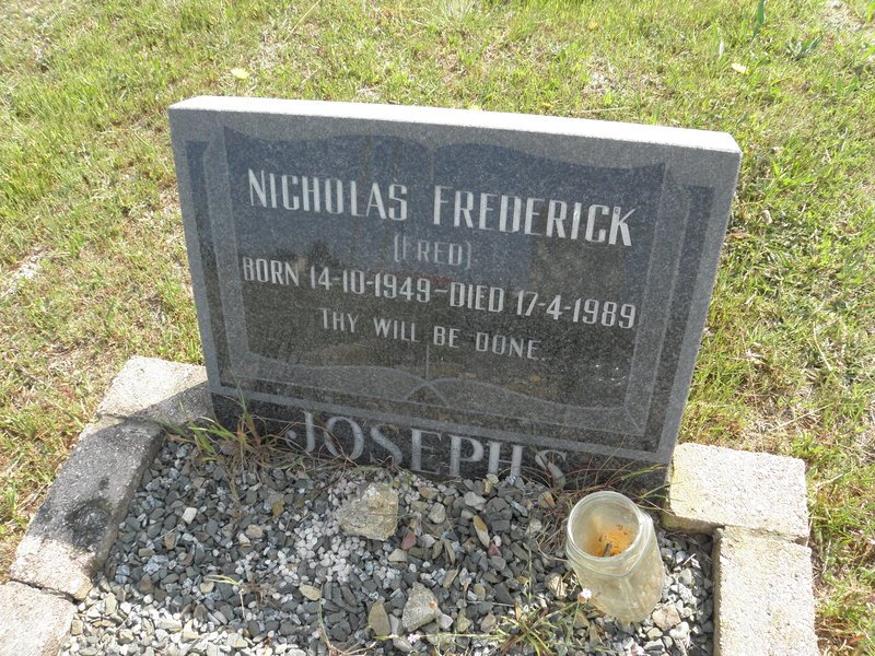 JOSEPHS Nicholas Frederick 1949-1989