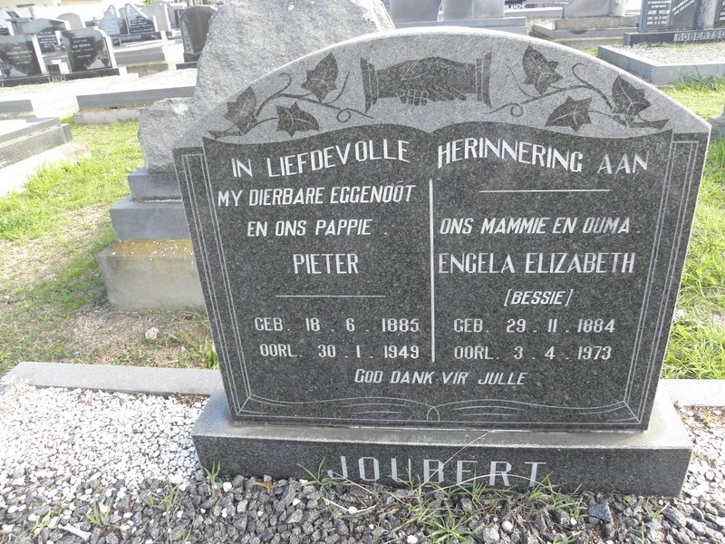 JOUBERT Pieter 1885-1949 &amp; Engela Elizabeth 1884-1973