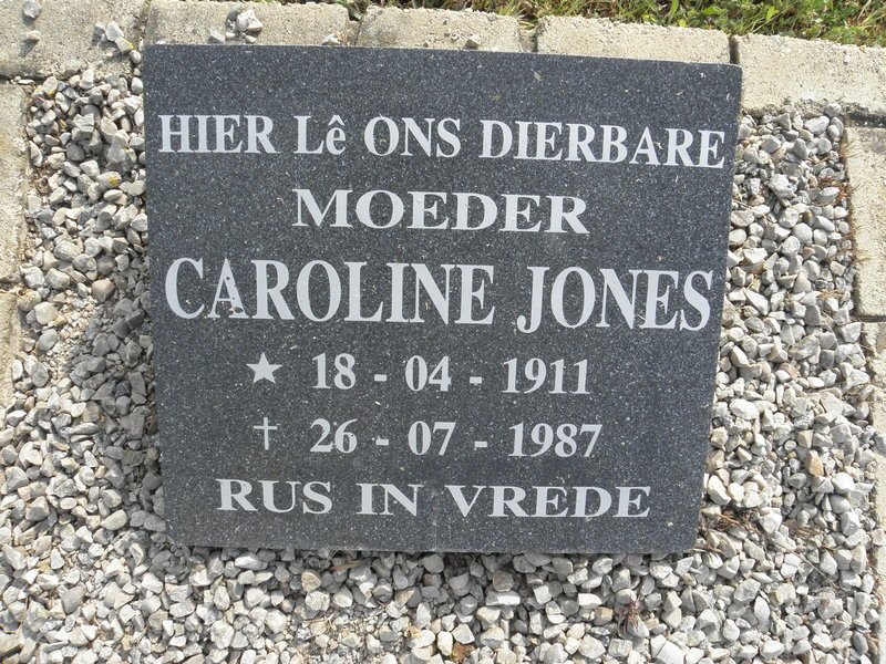 JONE Caroline 1911-1987