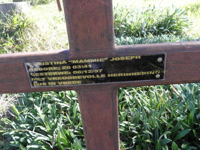 JOSEPH Christina 1941-1997