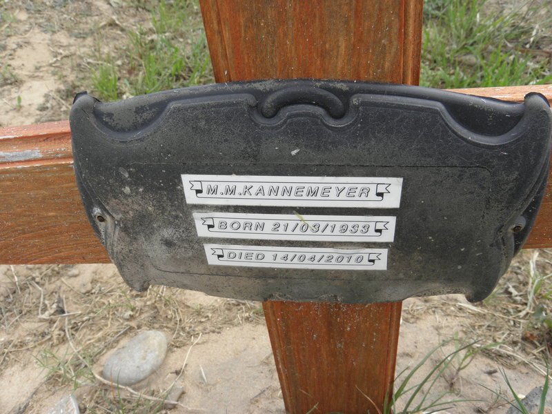 KANNEMEYER M.M. 1933-2010