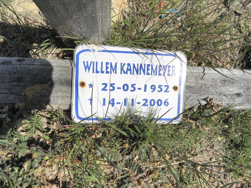 KANNEMEYER Willem 1952-2006