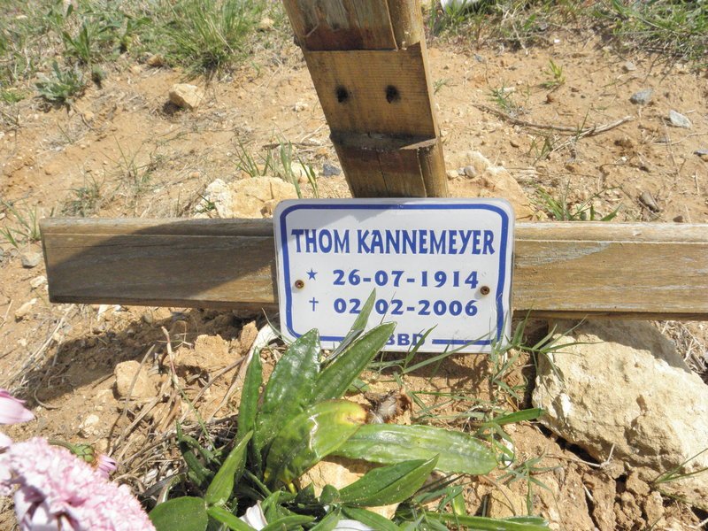 KANNEMEYER Thom 1914-2006