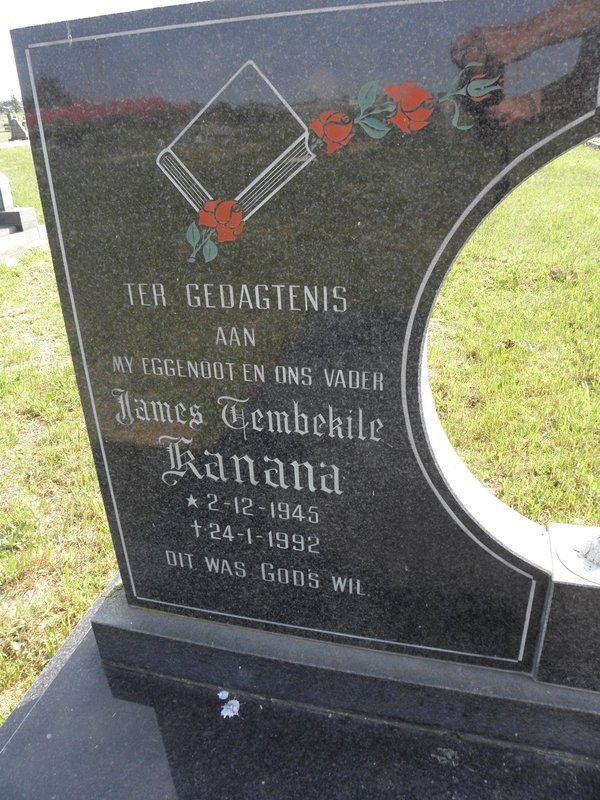 KANANA James Tembekile 1945-1992