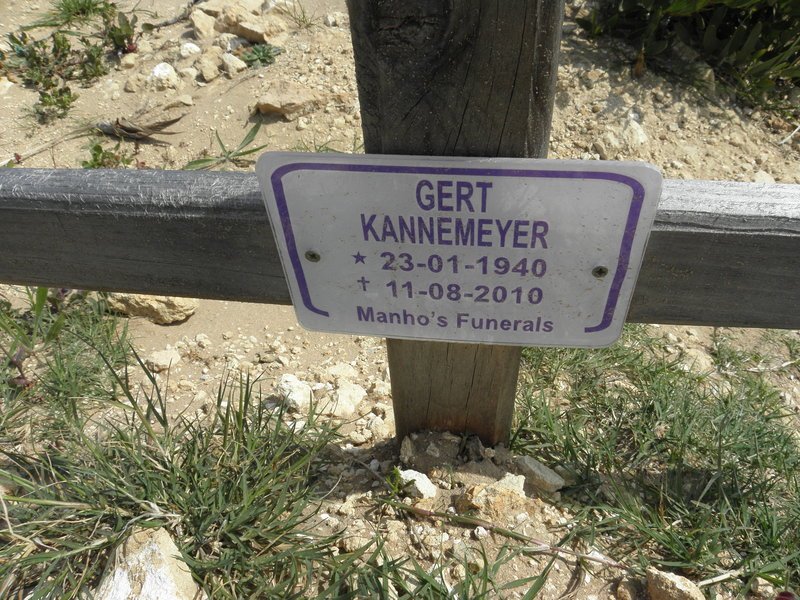 KANNEMEYER Gert 1940-2010