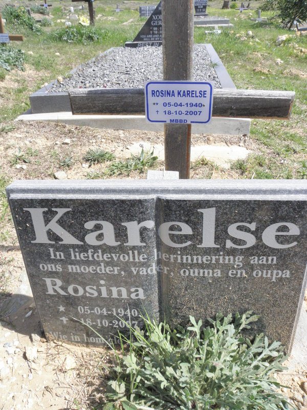 KARELSE Rosina 1940-2007