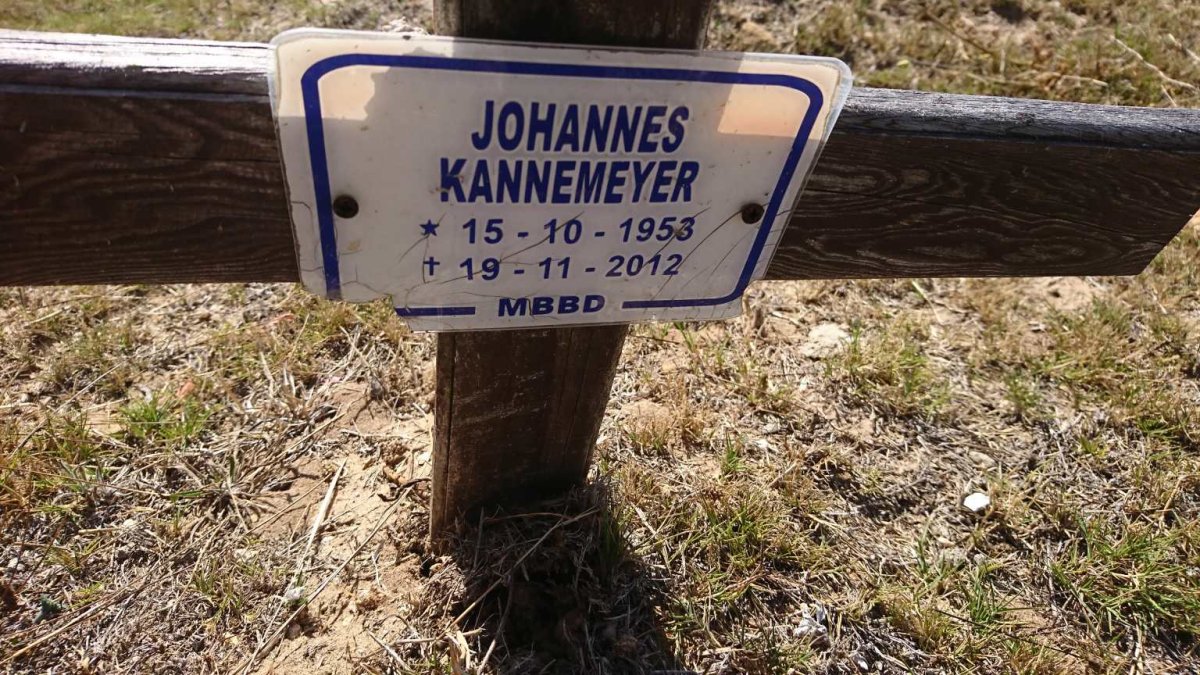 KANNEMEYER Johannes 1953-2012