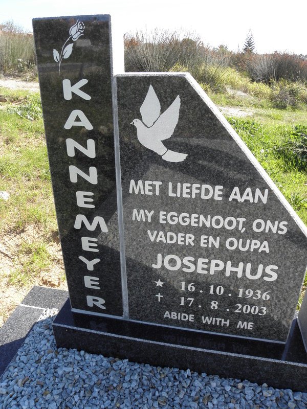 KANNEMEYER Josephus 1936-2003