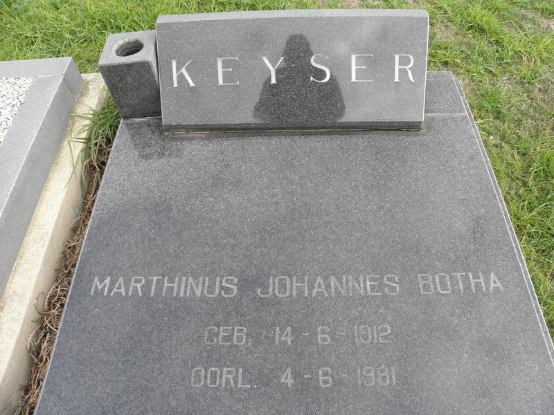 KEYSER Marthinus Johannes Botha 1912-1981