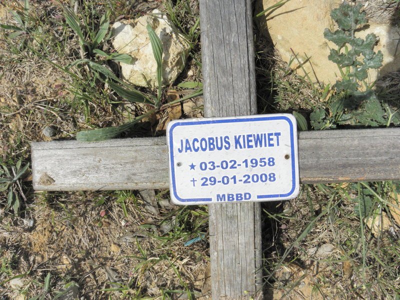 KIEWIET Jacobus 1958-2008