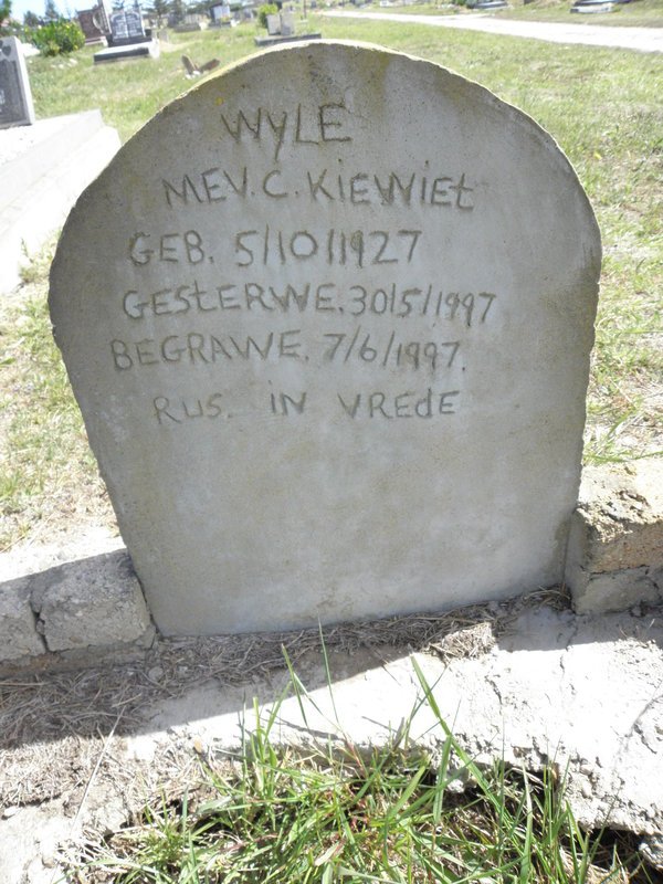 KIEWIET C. 1927-1997