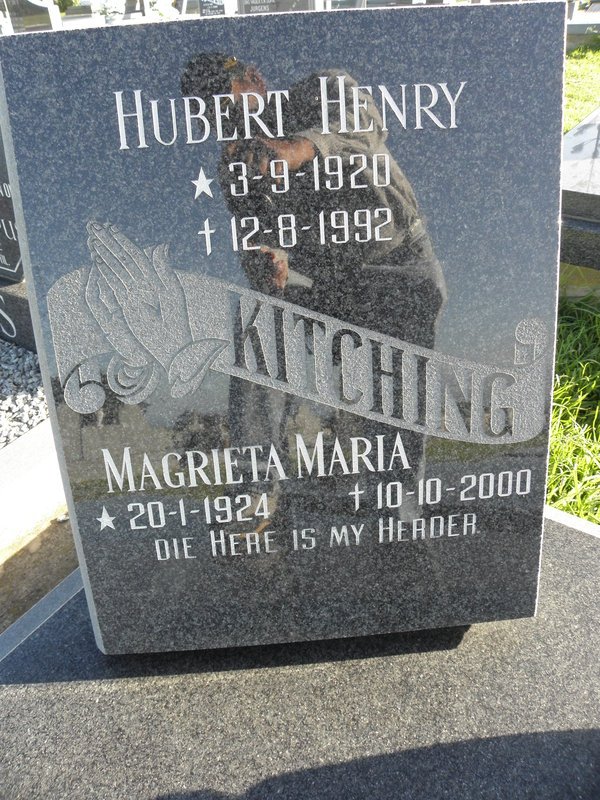 KITCHING Hubert Henry 1920-1992 &amp; Magrieta Maria 1924-2000