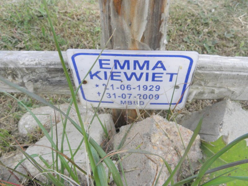 KIEWIET Emma 1929-2009