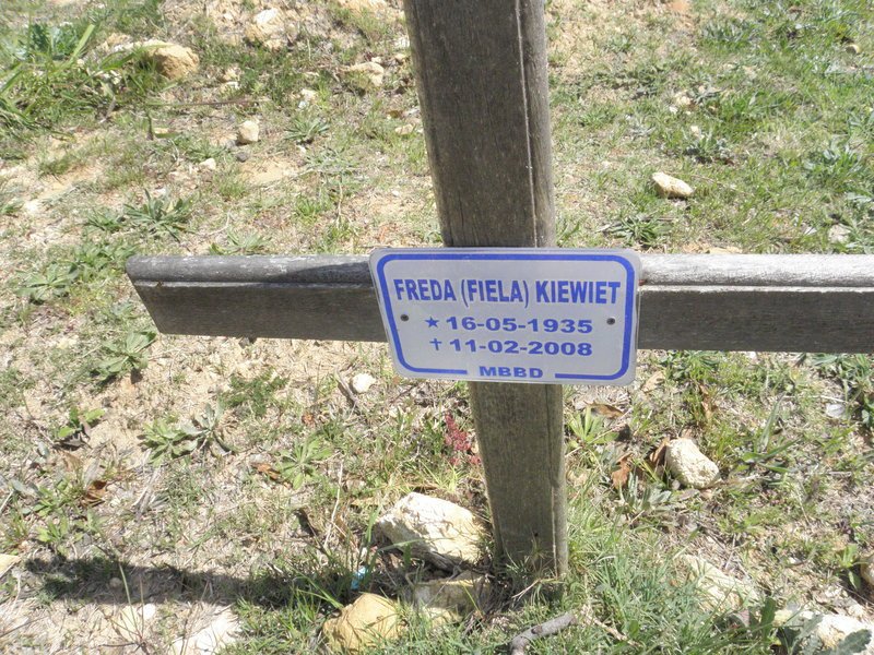 KIEWIET Freda 1935-2008