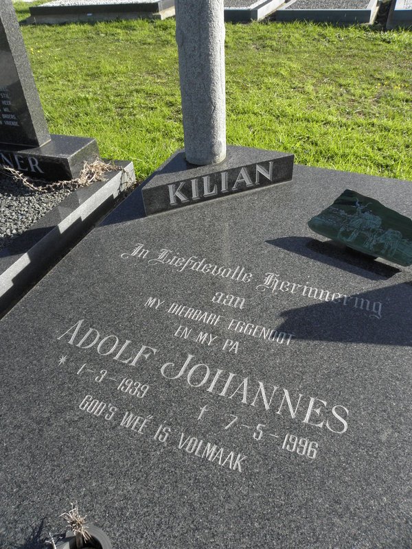 KILIAN Adolf Johannes 1939-1996