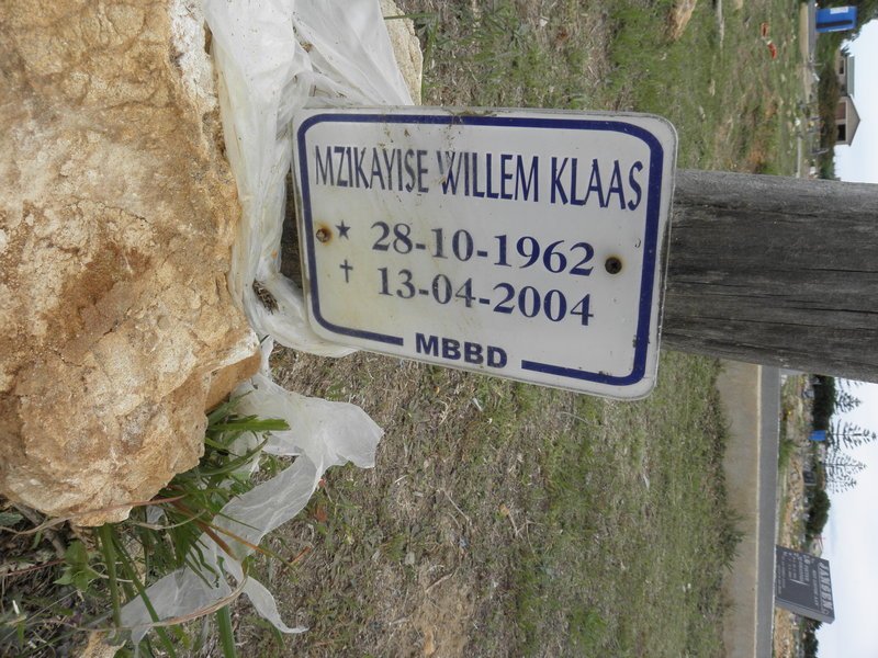 KLAAS Mzikayise Willem 1962-2004