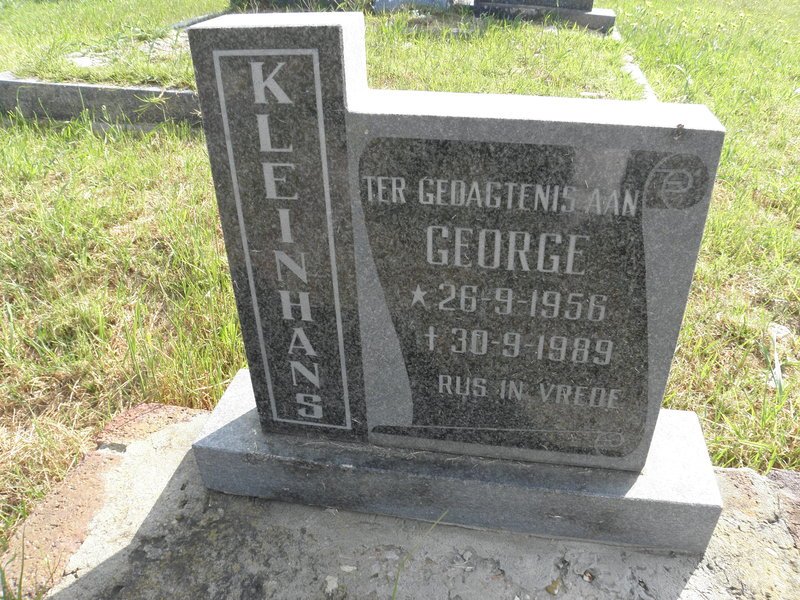 KLEINHANS George 1956-1989