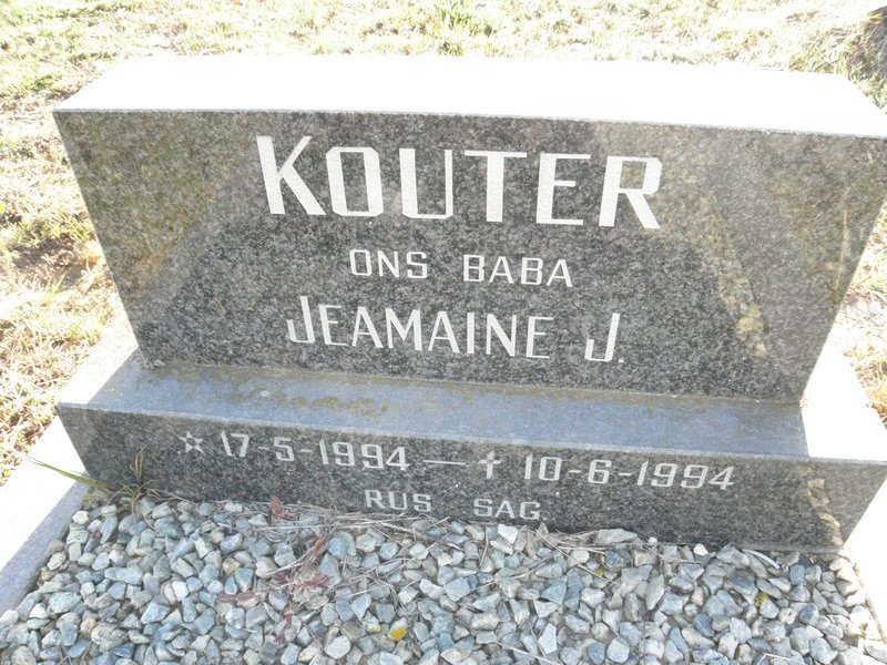 KOUTER Jeamaine J. 1994-1994