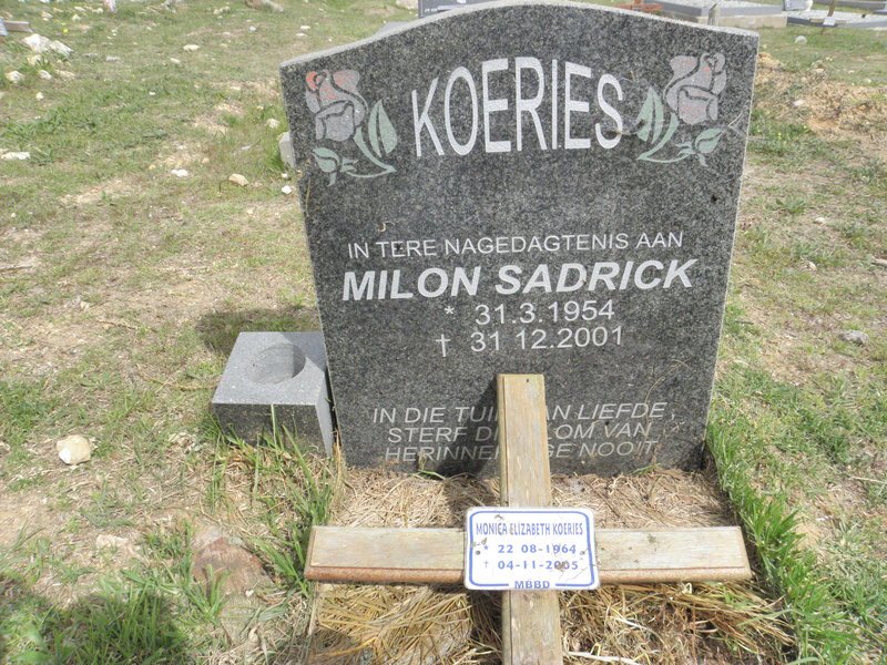 KOERIES Milon Sadrick 1954-2001 :: KOERIES Monica Elizabeth 1964-2005