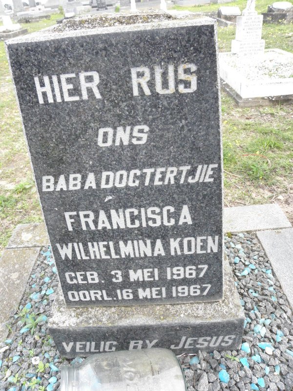 KOEN Francisca Wilhelmina 1967-1967