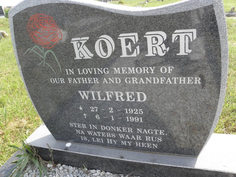KOERT Wilfred 1925-1991