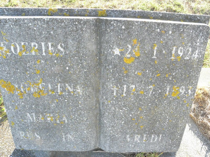 KOERIES Magdalena Maria 1924-1993