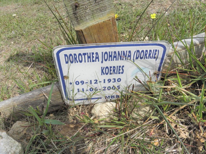 KOERIES Dorothea Johanna 1930-2005