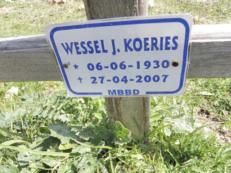 KOERIES Wessel J. 1930-2007