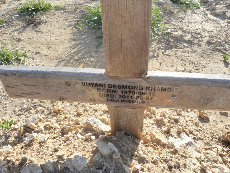 KHAMBI Vuyani Desmond 1970-2011
