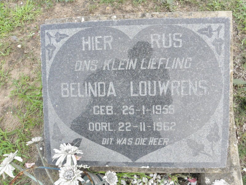 LOUWRENS Belinda 1959-1962