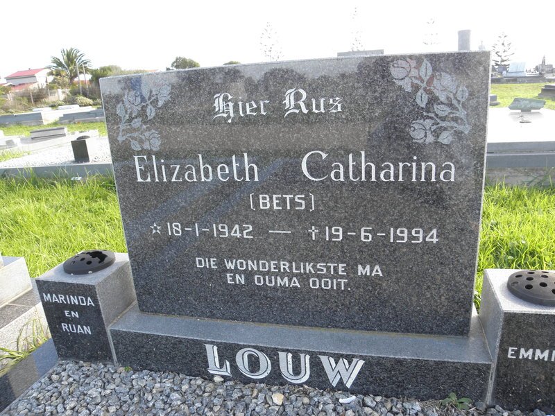 LOUW Elizabeth Catharina 1942-1994