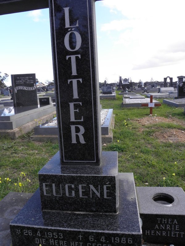 LÖTTER Eugené 1953-1986