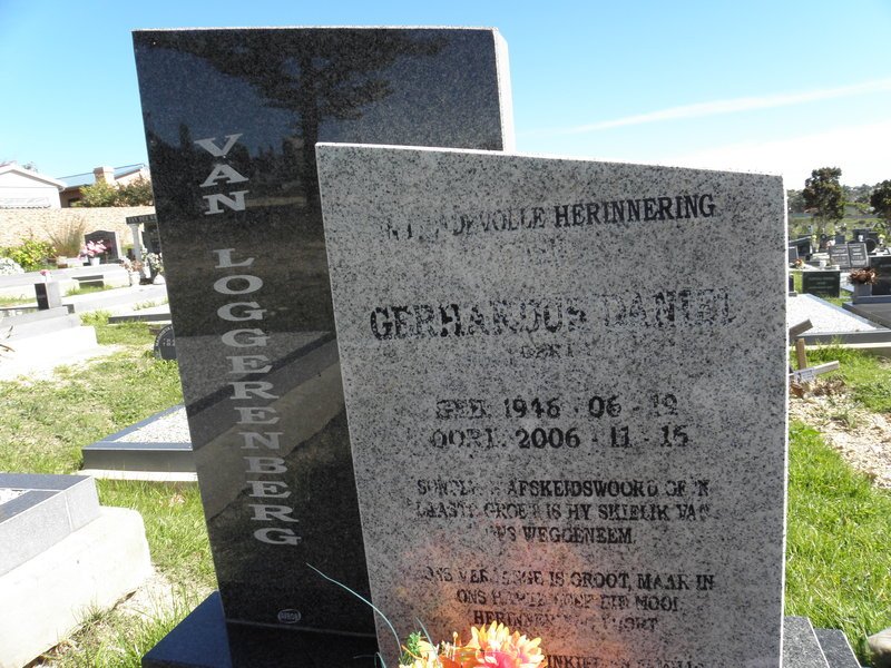 LOGGERENBERG Gerhardus Daniel, van 1946-2006